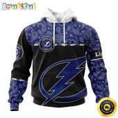 Personalized NHL Tampa Bay Lightning Hoodie Specialized Hockey With Paisley All Over Print Hoodie Unisex Tshirt Hoodie