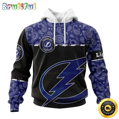 Personalized NHL Tampa Bay Lightning Hoodie Specialized Hockey With Paisley All Over Print Hoodie Unisex Tshirt Hoodie