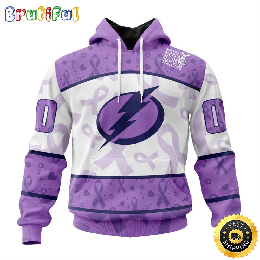 Personalized NHL Tampa Bay Lightning Special Lavender Hockey Fights Cancer All Over Print 3D Hoodie Unisex Hoodie Tshirt Sweatshirt Personalized NHL Tampa Bay Lightning Special Lavender Hockey Fights Cancer All Over Print 3D Hoodie Unisex Hoodie Tshirt Sweatshirt