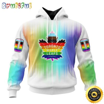Personalized NHL Toronto Maple Leafs Hoodie Special Design For Pride Month All Over Print 3D Hoodie Unisex Hoodie Tshirt