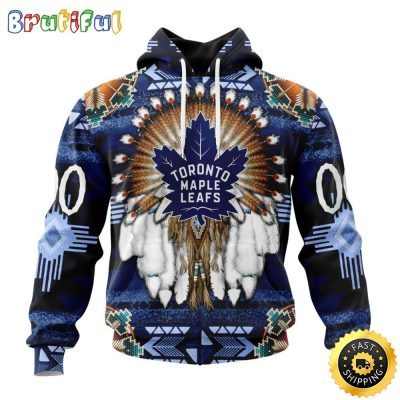 Personalized NHL Toronto Maple Leafs Hoodie Special Native Costume Design 3D Hoodie Unisex Tshirt Hoodie