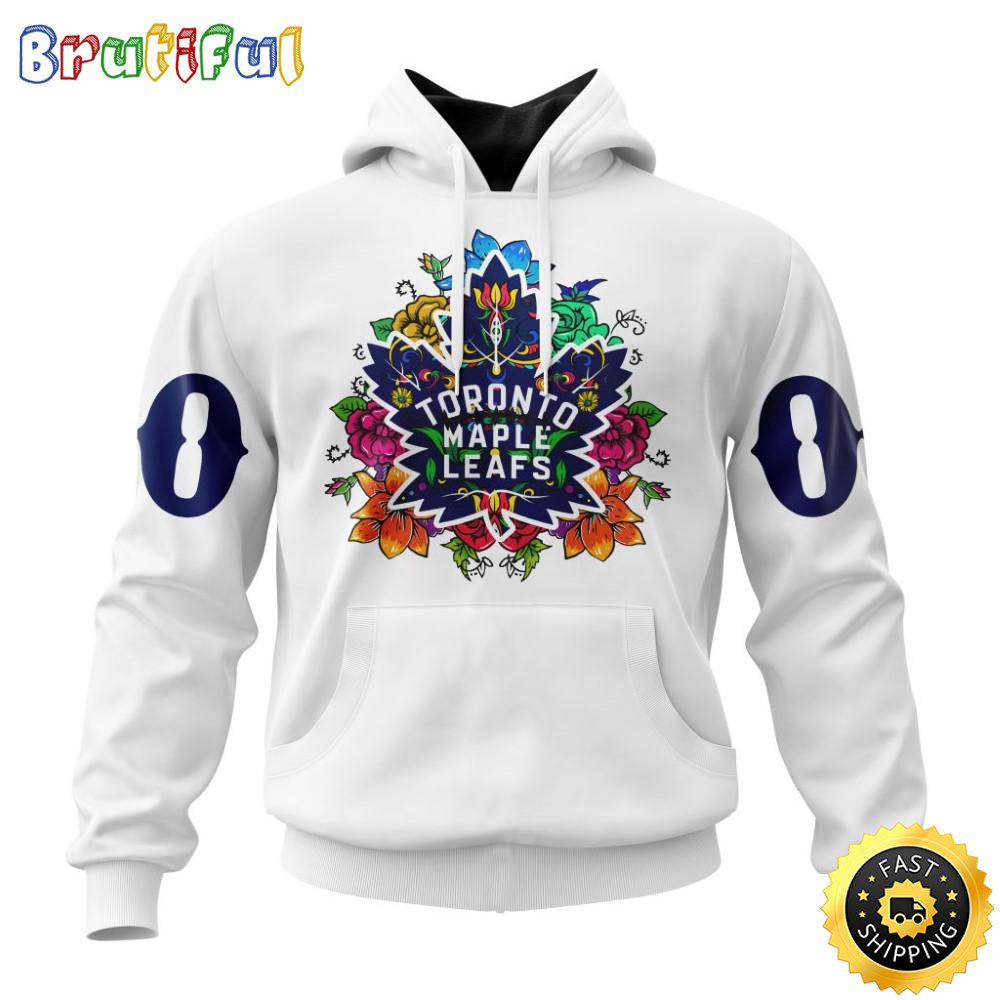 Personalized NHL Toronto Maple Leafs Hoodie Specialized Dia De Muertos 3D Hoodie Unisex Tshirt Hoodie