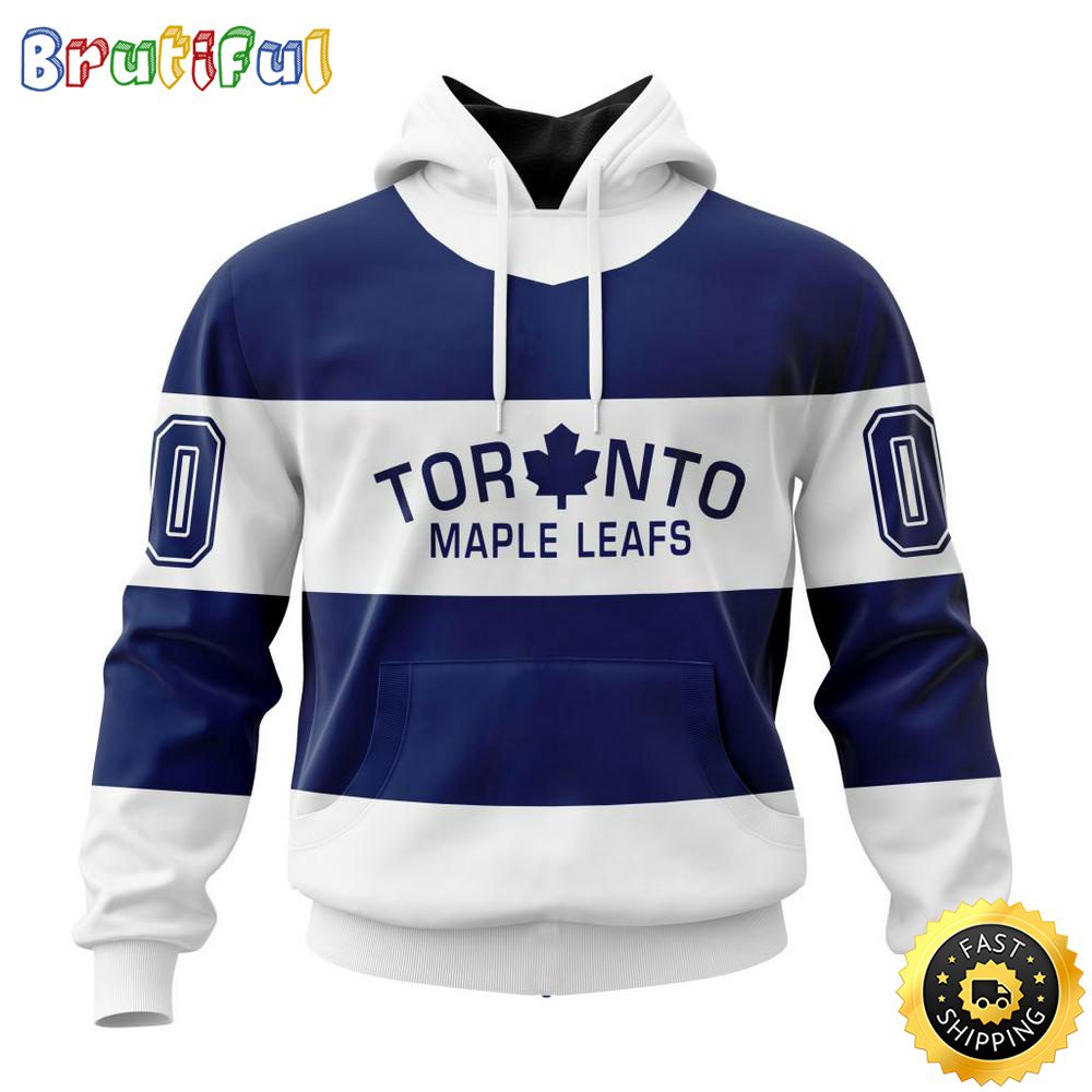 Personalized NHL Toronto Maple Leafs Hoodie Specialized Unisex Kits With Retro Concepts All Over Print Hoodie
