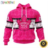 Personalized NHL Toronto Maple Leafs I Pink I Can In October We Wear Pink Breast Cancer All Over Print 3D Hoodie Unisex Hoodie Tshirt Sweatshirt