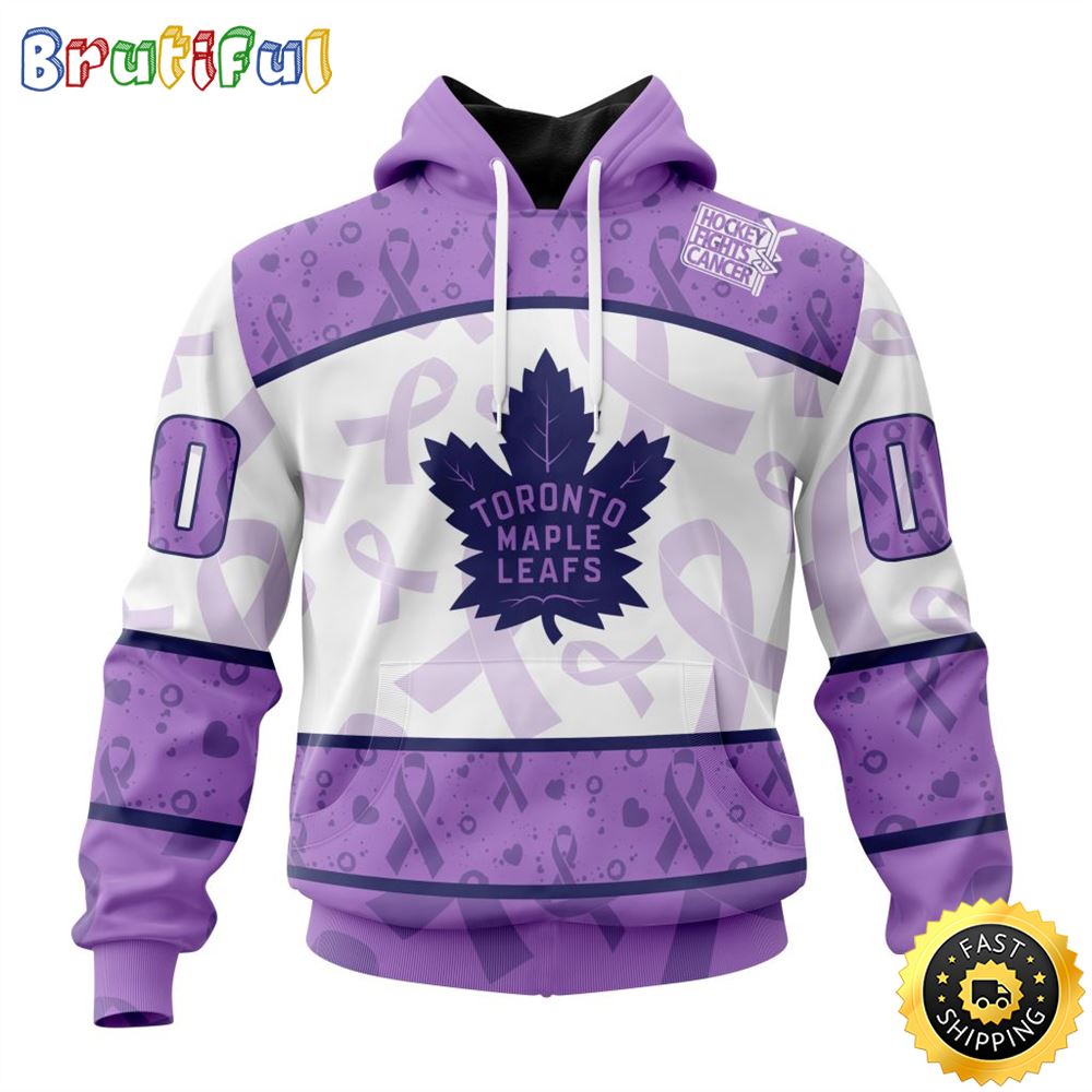 Personalized NHL Toronto Maple Leafs Special Lavender Hockey Fights Cancer All Over Print 3D Hoodie Unisex Hoodie Tshirt Sweatshirt Personalized NHL Toronto Maple Leafs Special Lavender Hockey Fights Cancer All Over Print 3D Hoodie Unisex Hoodie Tshirt Sweatshirt