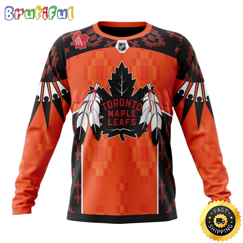 Personalized NHL Toronto Maple Leafs Sweatshirt Specialized Design Child Lives Matter All Over Print Sweatshirt Unisex