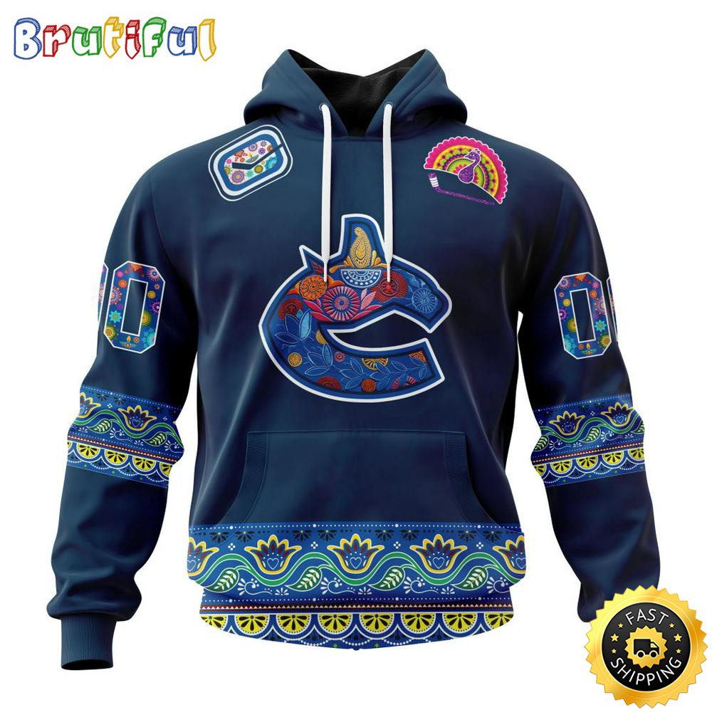 Personalized NHL Vancouver Canucks Hoodie Jersey Hockey For All Diwali Festival All Over Print 3D Hoodie Unisex Hoodie Tshirt