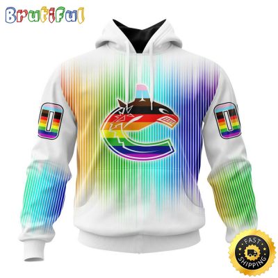 Personalized NHL Vancouver Canucks Hoodie Special Design For Pride Month All Over Print 3D Hoodie Unisex Hoodie Tshirt