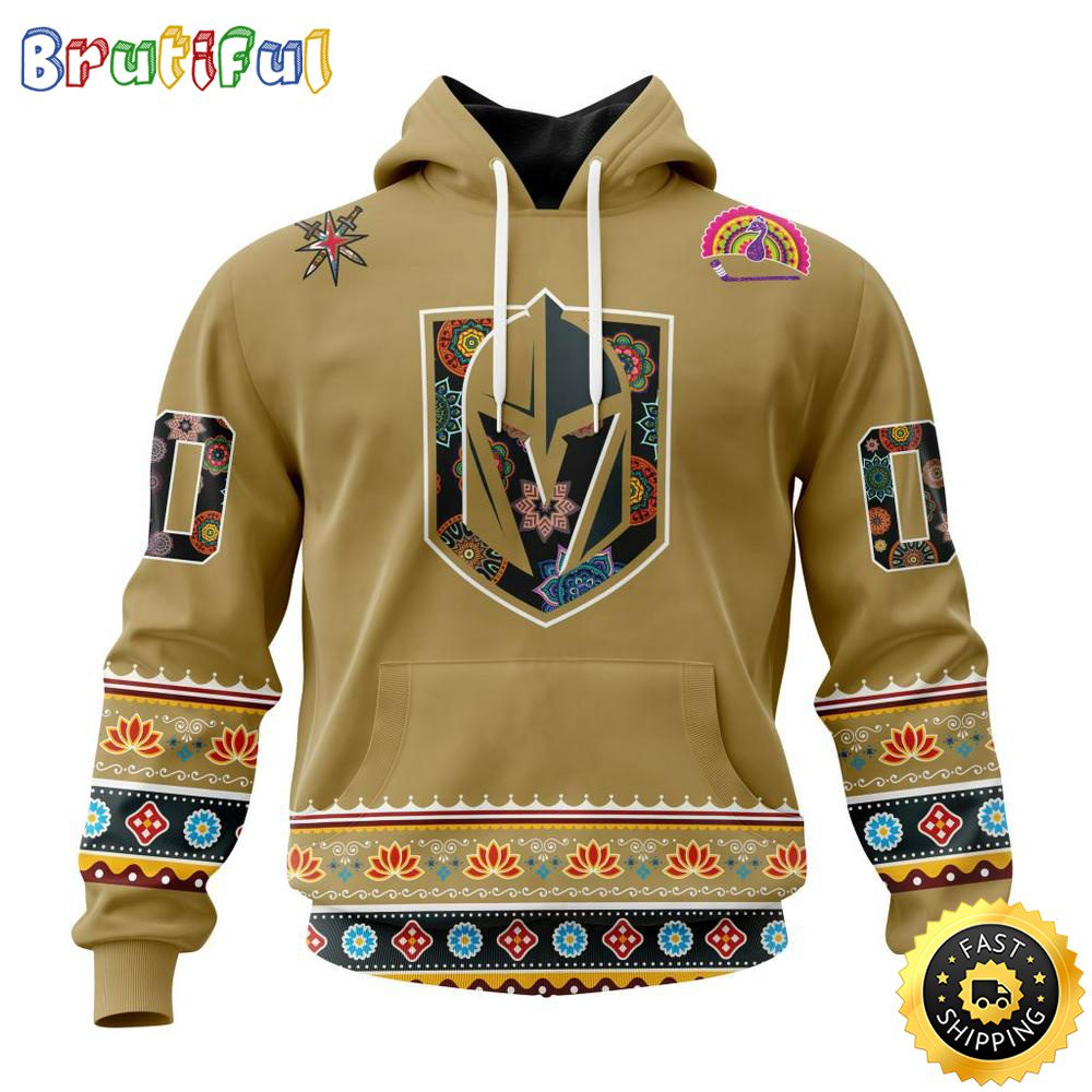 Personalized NHL Vegas Golden Knights Hoodie Jersey Hockey For All Diwali Festival All Over Print 3D Hoodie Unisex Hoodie Tshirt