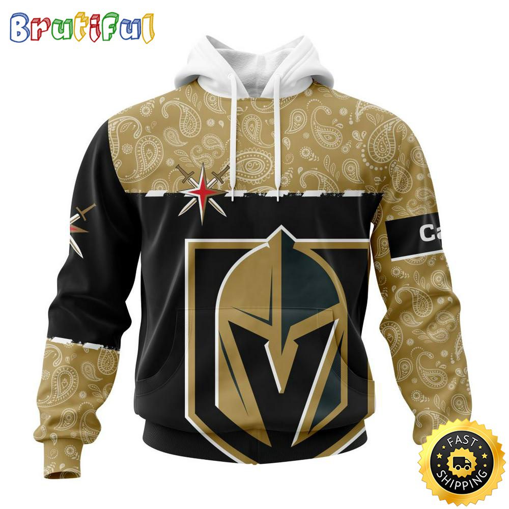 Personalized NHL Vegas Golden Knights Hoodie Specialized Hockey With Paisley All Over Print Hoodie Unisex Tshirt Hoodie Personalized NHL Vegas Golden Knights Hoodie Specialized Hockey With Paisley All Over Print Hoodie Unisex Tshirt Hoodie