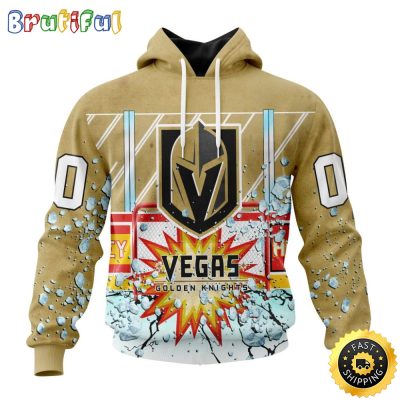 Personalized NHL Vegas Golden Knights Hoodie With Ice Hockey Arena 3D Hoodie Unisex Tshirt Hoodie