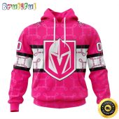Personalized NHL Vegas Golden Knights I Pink I Can In October We Wear Pink Breast Cancer All Over Print 3D Hoodie Unisex Hoodie Tshirt Sweatshirt