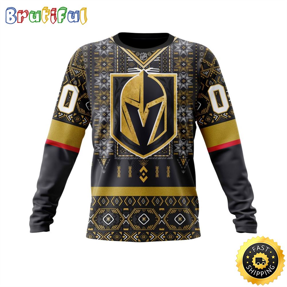 Personalized NHL Vegas Golden Knights Sweatshirt Specialized Native Concepts All Over Print Sweatshirt Unisex