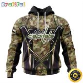 Personalized NHL Washington Capitals Hoodie Special Camo Color Design All Over Print 3D Unisex Hoodie