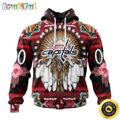 Personalized NHL Washington Capitals Hoodie Special Native Costume Design 3D Hoodie Unisex Tshirt Hoodie