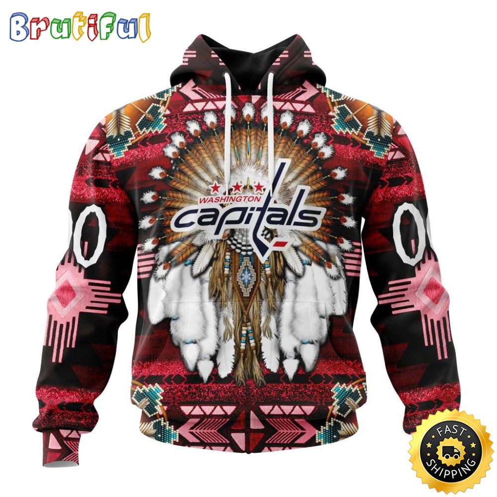 Personalized NHL Washington Capitals Hoodie Special Native Costume Design 3D Hoodie Unisex Tshirt Hoodie