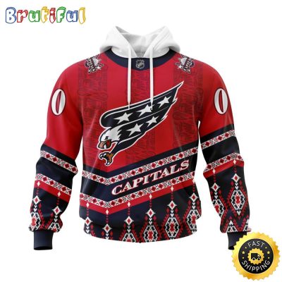 Personalized NHL Washington Capitals Hoodie Specialized Native Concepts All Over Print 3D Hoodie Unisex
