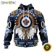 Personalized NHL Winnipeg Jets Hoodie Special Native Costume Design 3D Hoodie Unisex Tshirt Hoodie