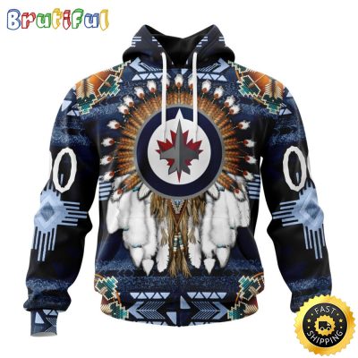 Personalized NHL Winnipeg Jets Hoodie Special Native Costume Design 3D Hoodie Unisex Tshirt Hoodie