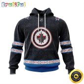 Personalized NHL Winnipeg Jets Hoodie Specialized Native Concepts All Over Print 3D Hoodie Unisex