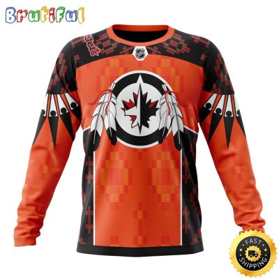 Personalized NHL Winnipeg Jets Sweatshirt Specialized Design Child Lives Matter All Over Print Sweatshirt Unisex