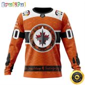Personalized NHL Winnipeg Jets Sweatshirt Specialized Design Support Child Lives Matter All Over Print Sweatshirt Unisex