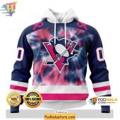 Pittsburgh Penguins 3d Hoodie Breast Cancer Awareness Customizable Sweatshirt 1.jpg - demo10