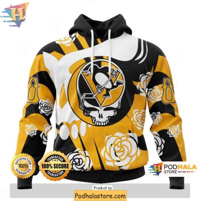 Pittsburgh Penguins 3D Hoodie, Grateful Dead NHL Sweatshirt Personalized