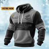 Provence Rugby Personalized waffle knit hoodie