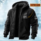 Provence Rugby Perseonalized Fleece Zip Hoodie Fleece Hoodie AOP Print