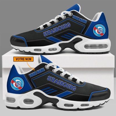 RC Strasbourg Alsace - Chaussures Air Max Plus Nouveau style avec nom personnalis?