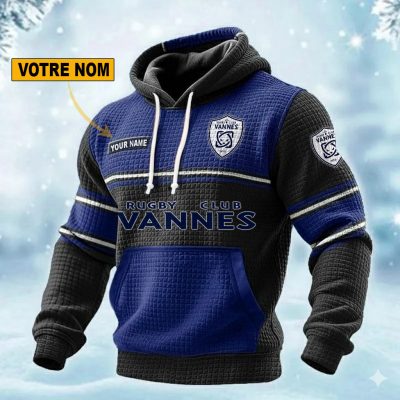 RC Vannes Personalized waffle knit hoodie