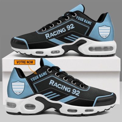 Racing 92 - Chaussures Air Max Plus Nouveau style avec nom personnalis?