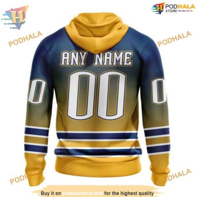 Retro Gradient Special Design Personalized NHL Buffalo Sabres Hoodie 3D