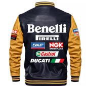 Retro Men S Bomber Benelli Motorcycle Logo Jackets Autumn Casual Motorcycle Pu Jacket Biker Leather Coats 3.jpg - demo10
