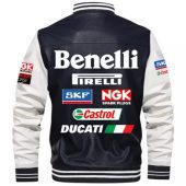 Retro Men S Bomber Benelli Motorcycle Logo Jackets Autumn Casual Motorcycle Pu Jacket Biker Leather Coats 5.jpg - demo10