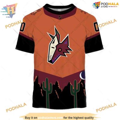 Reverse Retro 2223 NHL Arizona Coyotes Hoodie 3D, Unique Arizona Coyotes Apparel