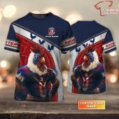 Roosters Fans Personalized Name 3d T Shirt - demo10