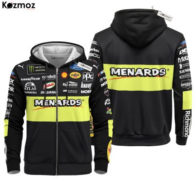 Ryan Blaney Shirt Hoodie Racing Uniform Clothes Nascar Sweatshirt Zip Hoodie Sweatpant