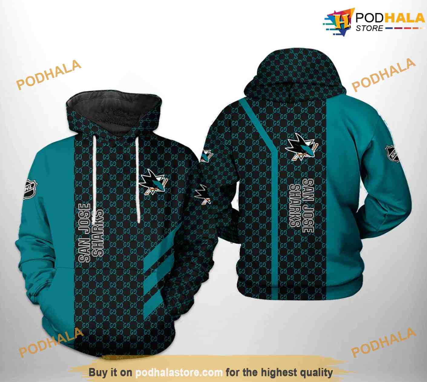 San Jose Sharks NHL NHL Hoodie 3D San Jose Sharks NHL NHL Hoodie 3D