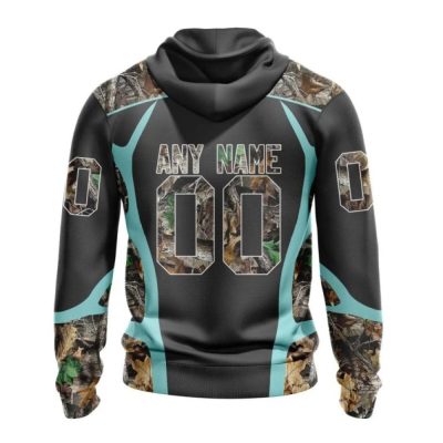Personalized NHL Seattle Kraken Hoodie Special Camo Hunting Design All Over Print 3D Unisex Hoodie
