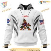 Space Force NASA Astronaut NHL Arizona Coyotes Hoodie 3D, Personalized Arizona Coyotes