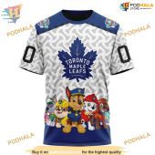 Special Pawpatrol Design Nhl Toronto Maple Leafs Hoodie 3d 3.jpg - demo10