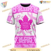 Special Pink October Breast Cancer Awareness Month Nhl Toronto Maple Leafs Hoodie 3d 3.jpg - demo10