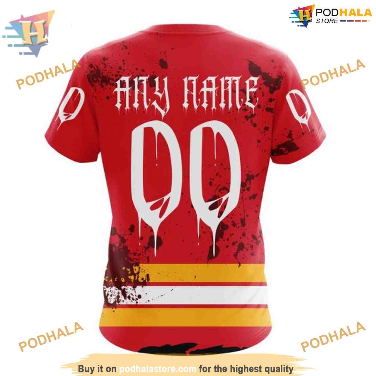 Specialized Design Jersey With Your Ribs For Halloween NHL Calgary Flames Hoodie 3D Specialized Design Jersey With Your Ribs For Halloween NHL Calgary Flames Hoodie 3D