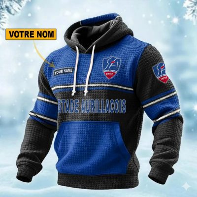 Stade Aurillacois Personalized waffle knit hoodie