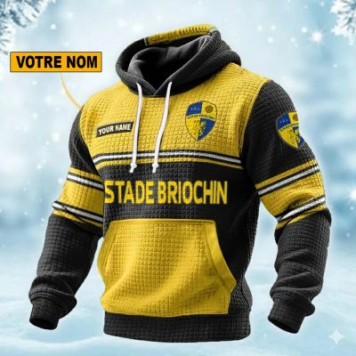 Stade Briochin Personalized waffle knit hoodie