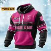 Stade Francais Personalized waffle knit hoodie