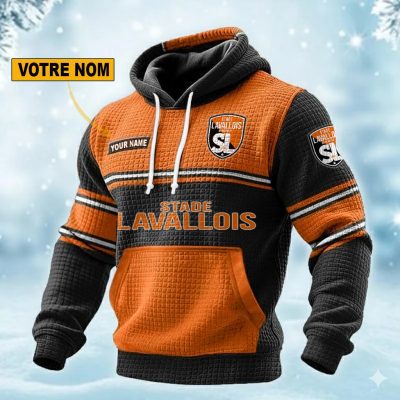 Stade Lavallois Personalized waffle knit hoodie