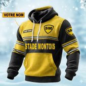Stade Montois Rugby Personalized waffle knit hoodie